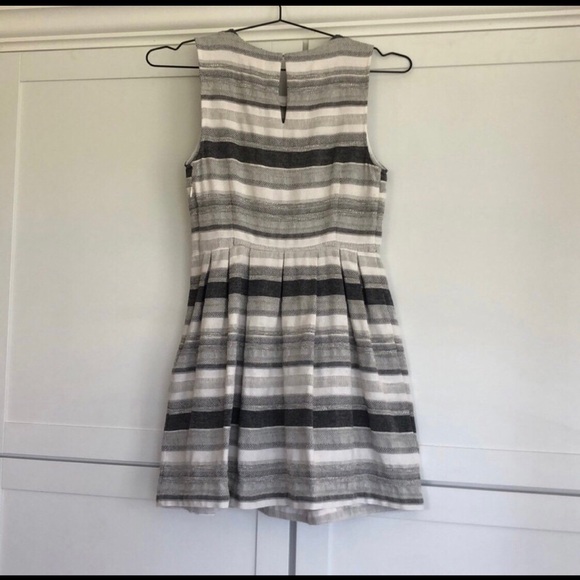 Joie ~ Caya Tweed Stripe Sleeveless A-Line Dress ~ Small - Picture 5 of 11